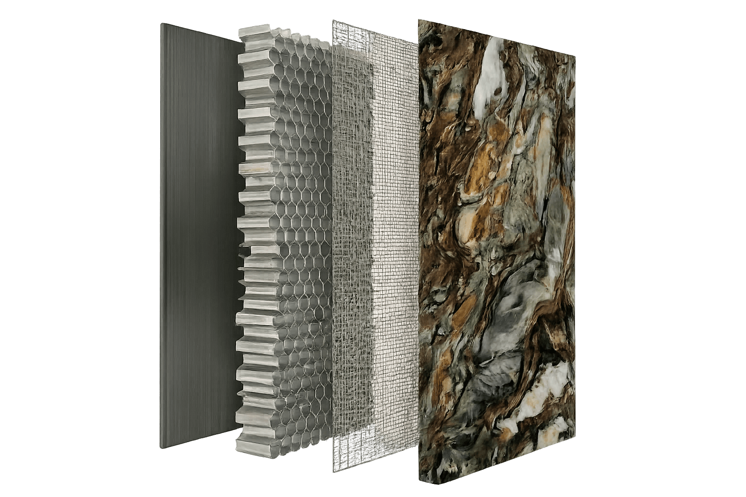 חיפוי מבנים וקירות באבן טבעית ומתכת – ASCENSO